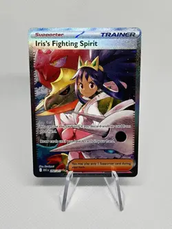 Iris’s Fighting Spirit SIR Pokemon Ascended Heroes Special Illustration Rare 292 - Image 3