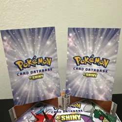 Pokemon Database Shiny Set Sandshrew Sandslash Shiny Sparkle Holo Set Of 2 - Image 2