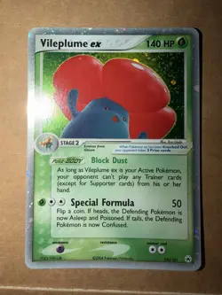 Pokemon Vileplume ex Ultra Rare Holo Hidden Legends 100/101 LP - Image 1