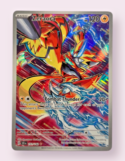 Pokemon Zeraora 151/142 | Sv07: Stellar Crown Illustration Rare Holo NM - Image 1