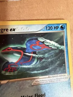 Pokemon Kyogre ex 001 Nintendo Promo Basic 120 HP Non Holo English - Image 3