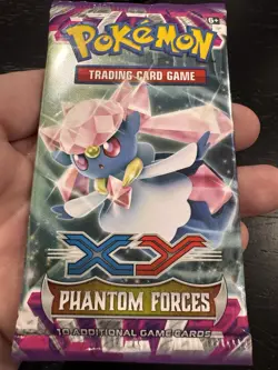 New Pokemon XY Phantom Forces Booster Pack Sealed Diance Artwork 820650109102 - Image 3