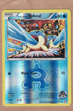 Pokemon Team Aqua's Spheal 3/34 Double Crisis Reverse Holo - Image 1