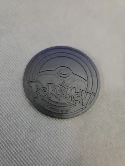 Pokemon TCG Zapdos Shiny Silver Mega Coin - Image 2