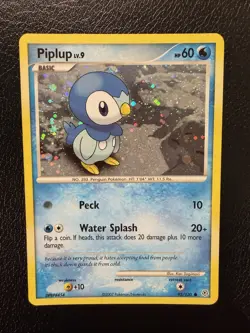 Piplup 93/130 Cosmos Holo Diamond and Pearl Pokemon TCG - LP With Swirl🌀 - Image 1