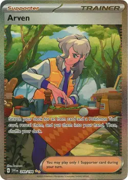 Arven Illustration Rare - Pokemon Scarlet & Violet Base Set 249/198 (LP/MP) - Image 1