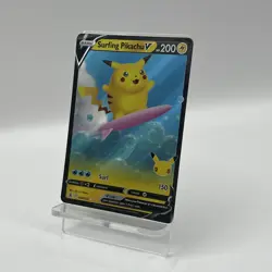 Surfing Pikachu V 008/025 - Pokemon Celebrations 25th Anniversary - Image 2