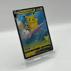 Surfing Pikachu V 008/025 - Pokemon Celebrations 25th Anniversary - Image 3