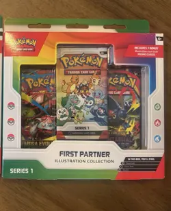 Pokemon TCG First Partner Illustration Collection Series 1 New Sealed Ships 3/20 - Image 1