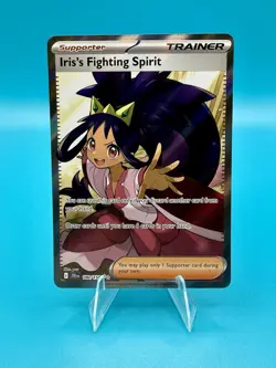 Pokemon 2025 Iris's Fighting Spirit 180/159 BJourney Together Double Rare NM - Image 1