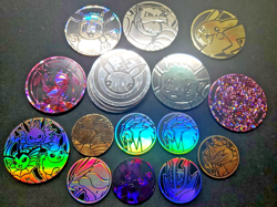 Lot Of 17 Pokemon Collectible Coins From Different Sets - Image 1