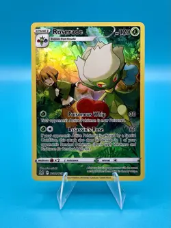 Pokemon TCG 2022 Roserade TG02/TG30 Lost Origin Trainer Gallery Holo LP - Image 1