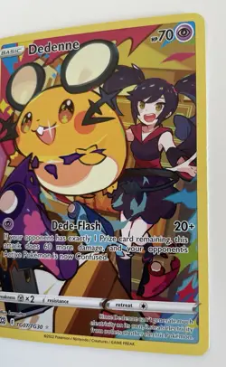 Dedenne TG07/TG30 Pokemon TCG Brilliant Stars Trainer Gallery Holo LP - Image 2