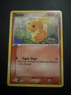 POKEMON TCG TORCHIC 67/108 EX POWER KEEPERS REVERSE FOIL STAMPED!! - Image 1