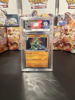 Team Rocket Tyranitar Pokemon Centre Exclusive 096 ACE 10 Gem Mint - Image 1