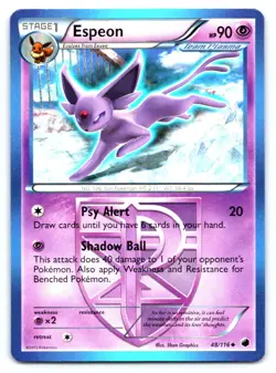 Espeon (Team Plasma) Pokemon Uncommon Plasma Freeze 48/116 - Image 1