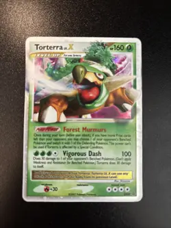 Pokemon TCG Torterra LV.X DP Black Star Promotional DP09 Holo Promo LP - Image 1