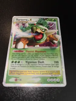 Pokemon TCG Torterra LV.X DP Black Star Promotional DP09 Holo Promo LP - Image 2