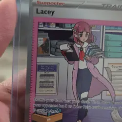Pokemon Lacey 175/131 Prismatic Evolutions Holo Special Illustration Trainer En… - Image 3