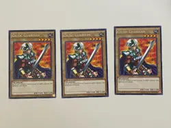 Yugioh - Celtic Guardian x 3 - 1st Edition Rare LP - Free Holographic Card - Image 1