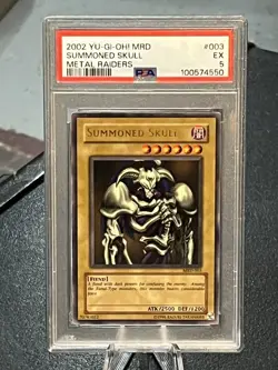 2002 YGO Summoned Skull MRD-003 PSA 5 #MRD-003 - Image 1