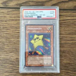 Konami Yu-Gi-Oh! Hoshiningen MRD-102 Metal Raiders 1st Edition PSA 9 Rare - Image 1