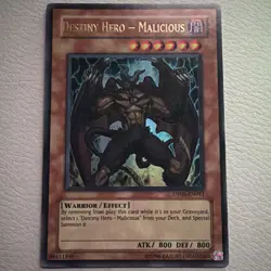 Near Mint Destiny HERO - Malicious Ultra Rare DP05-EN011 - Image 1