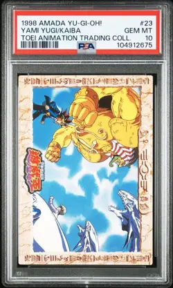 Yu-Gi-Oh! Toei Animation "Yami Yugi vs Seto Kaiba" #23 Amada PSA 10 - Image 2