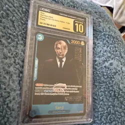 CGC 10 PRISTINE Sanji P-050 Gold Label One Piece 2024 Live Action Ed. Promo - Image 1