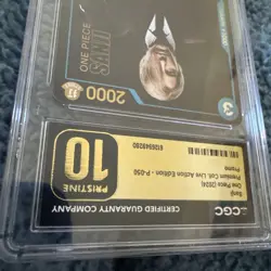 CGC 10 PRISTINE Sanji P-050 Gold Label One Piece 2024 Live Action Ed. Promo - Image 3