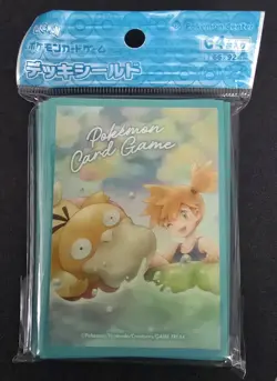 Pokemon Center Card Sleeves Misty & Psyduck - Pokemon Card Game - 63 Sleeves - Image 1