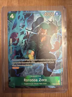 One Piece TCG PRB02-006 Roronoa Zoro Alt Art - The Best Vol. 2 - English NM - Image 1