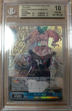 Weiss Schwarz Bremerton Azur Lane AZL/S102-101SP Sp BGS 10 JPN - Image 1