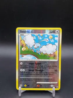 Swablu 86/106 Great Encounters Reverse Holo MP/LP Pokemon Card - Image 1