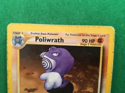 POLIWRATH Neo Discovery 28/75 Pokemon Cards / Card Bad condition - Image 3
