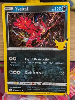 Yveltal - 019/025 - 25th Celebrations Anniversary - Pokemon Card - Image 1