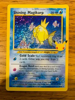 NM! Shining Magikarp (66/64) Celebrations 25th Anniversary Holo Pokemon Card! - Image 1
