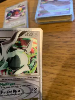 LP! Arceus LV.X DP56 Diamond & Pearl Black Star Promo Holo Pokemon Card! - Image 3