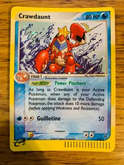 MP! Crawdaunt (3/97) EX Dragon Holo Rare Pokemon Card! FAST & FREE P&P! - Image 1