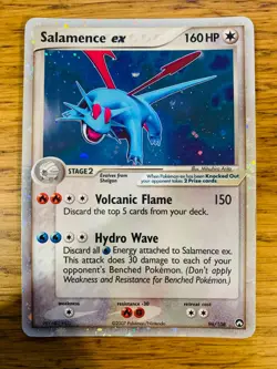 MP! Salamence ex (96/108) EX Power Keepers Ultra Rare Holo Pokemon Card! - Image 1
