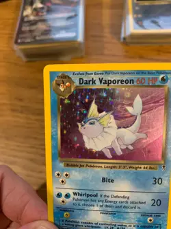 Dark Vaporeon (9/110) Holo Legendary Collection Pokemon Card! FAST P&P! - Image 4