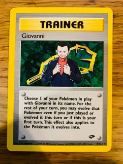 Giovanni Trainer (18/132) Holo Gym Challenge Set Pokemon Card! FREE P&P! - Image 1