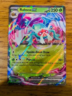 NM! Rabsca ex (025/182) Destined Rivals Double Rare Pokemon Card! - Image 1