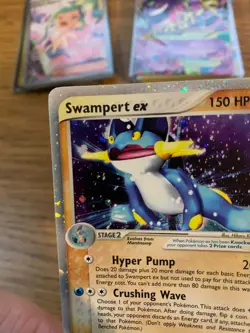 NM! Swampert EX (95/95) Team Magma vs Team Aqua Holo Ultra Rare Pokemon Card! - Image 5