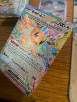 NM! Eevee ex (075/131) Prismatic Evolutions Double Rare Pokemon Card! - Image 4