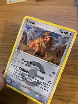NM! Tauros (16/112) EX Fire Red & Leaf Green Reverse Holo Rare Pokemon Card! - Image 4