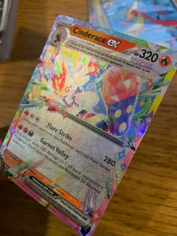 NM! Cinderace ex (028/142) Stellar Crown Double Rare Pokemon Card! - Image 4