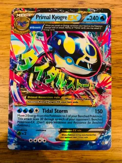 NM! Primal Kyogre EX (55/160) XY Primal Clash Ultra Rare Holo Pokemon Card! - Image 1