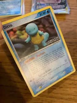 NM! Ditto (64/113) EX Delta Species Stamped Reverse Uncommon Rare Pokemon Card! - Image 3