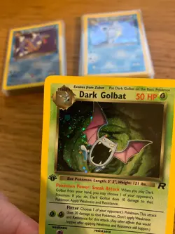 LP! 1st Edition Dark Golbat (7/82) Team Rocket Set Holo Pokemon Card! FAST P&P! - Image 4
